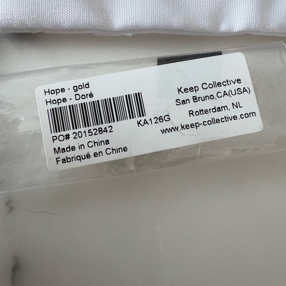 NWT Keep Collective “Hope” Gold Charm - Picture 2 of 3